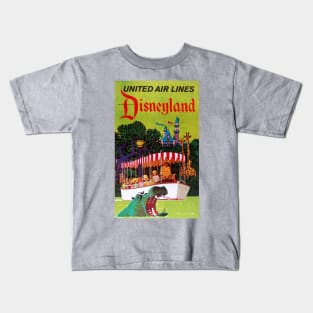 Vintage Travel Poster - Famous Amusement Park Kids T-Shirt